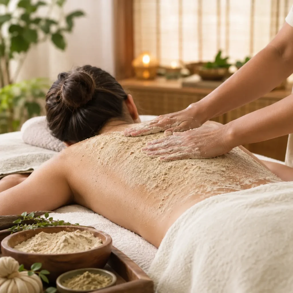 Full Body Powder Massage
